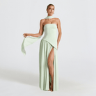 Women’s Wedding Guest Dresses With High Slit | Evening - Mason Luxor