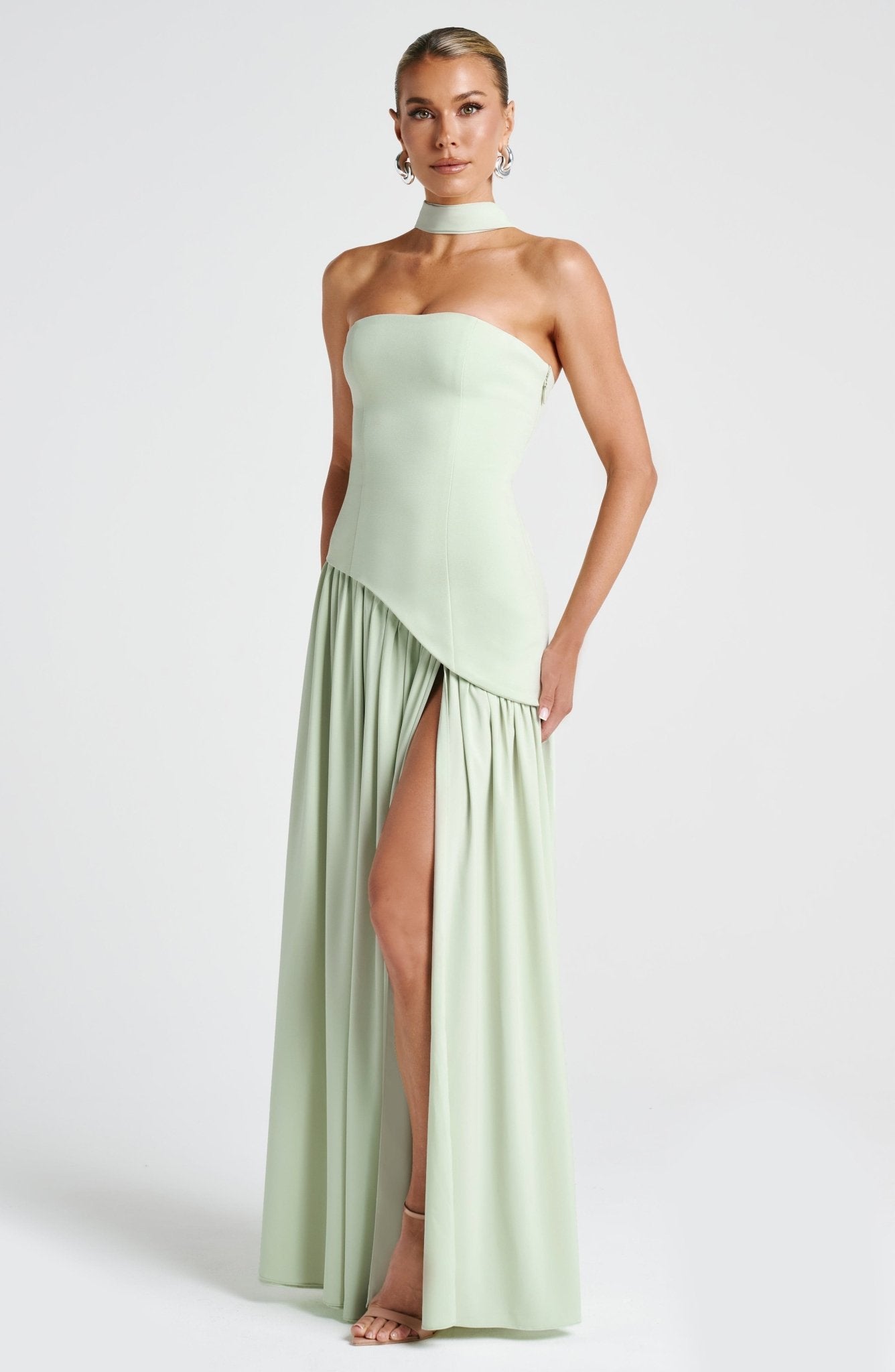 Women’s Wedding Guest Dresses With High Slit | Evening - Mason Luxor