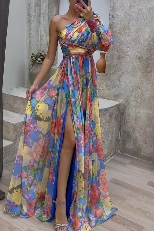 Women’s Wedding Guest Dresses With One Shoulder | Elegant - Mason Luxor