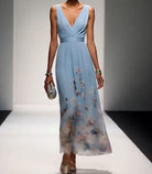 Women’s Wedding Guest Dresses With V Neck | Elegant - Mason Luxor