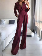 Women’s Wide Leg Jumpsuits With Structured Design | Wedding - Mason Luxor