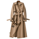Women’s Winter Trench Coat With Belt Detail | Long - Mason Luxor